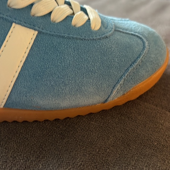 Gola Bullet Suede Santorini/off white/foxglove NWT and box size 6/37 - Picture 10 of 11